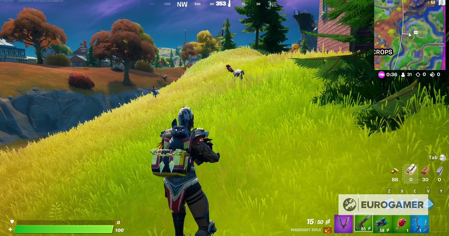 Fortnite animal locations and where to find wolves, boars, chickens, crows, and frogs in